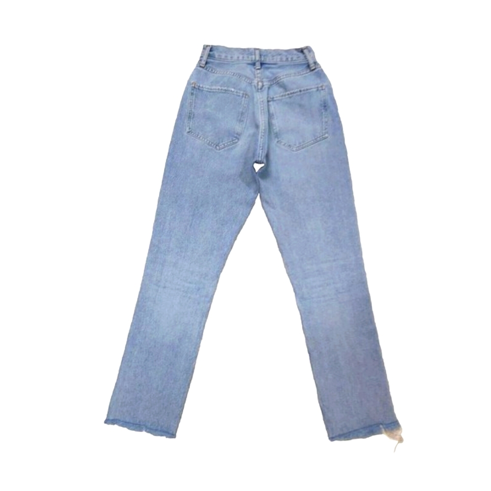 AGOLDE Remy High Rise Organic Straight Jean Fray Hems In Renewable NOWT - Picture 8 of 10